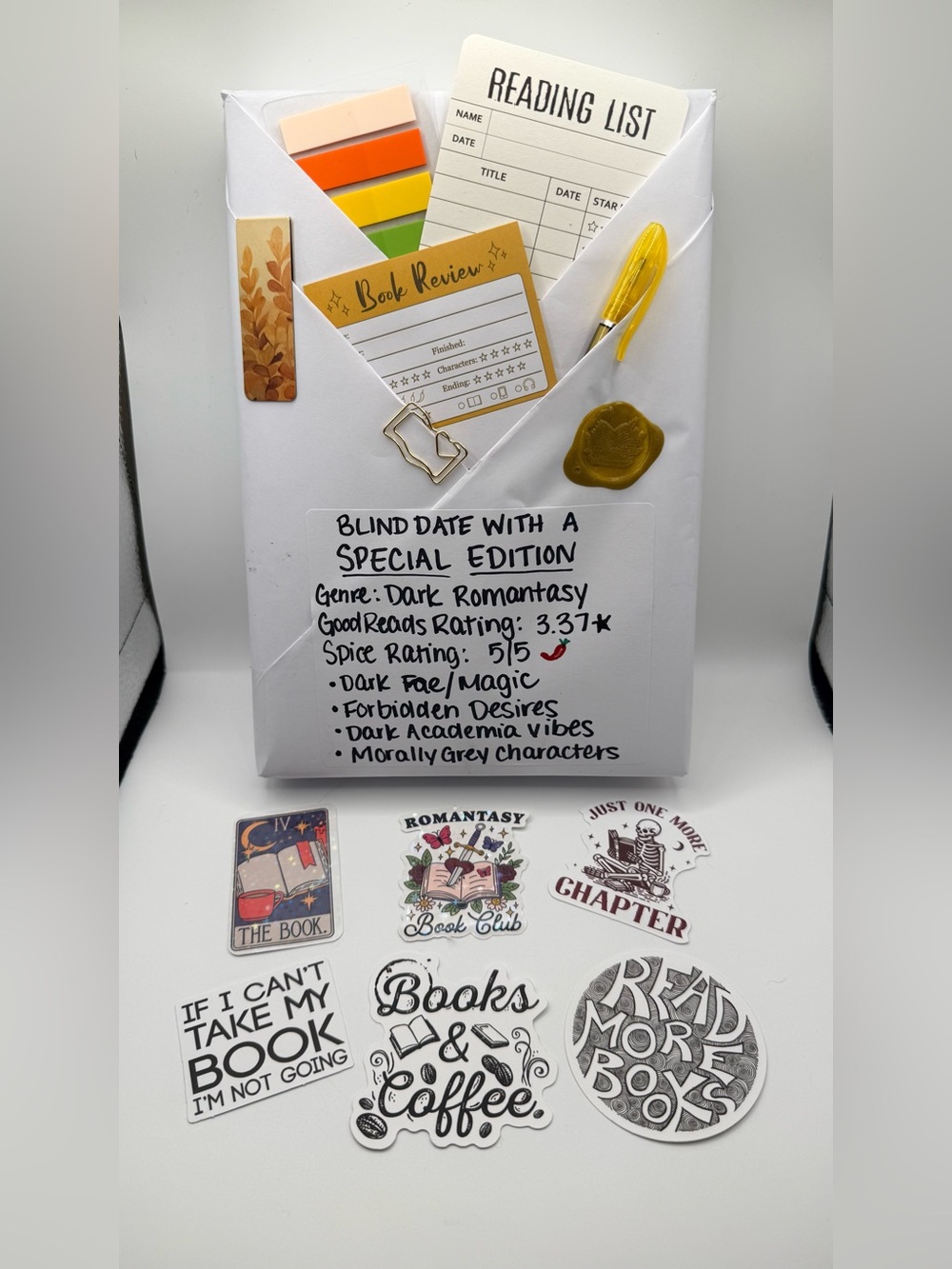 Blind Date With a SPECIAL EDITION Book #1 - Dark Romantasy Book & Accessories